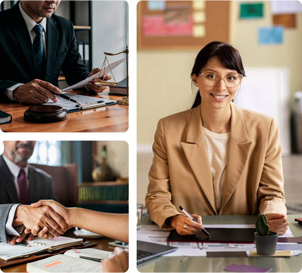 Lawyers and clients in legal work